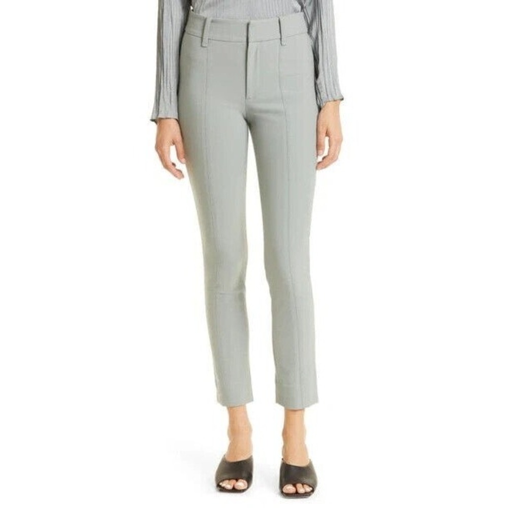 Vince women's High Waist Cigarette Pants in Light Slate grey Size 12 $325‎